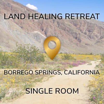 Single Room Land Healing Retreat California 2023